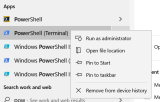 Hoe u een opdrachtprompt, PowerShell of een willekeurige shell kunt starten vanuit het menu Start rechtstreeks naar Windows Terminal